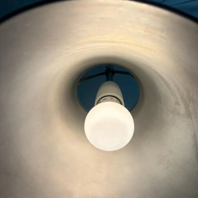 Silver Vintage Laboratory Pendant Lamp by Mogens Koch for Louis Poulsen, 1950s For Sale - Image 8 of 10