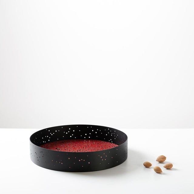 Eclittica Design Tray in Blanco Namibia Marble by Stella Orlandino For Sale - Image 11 of 18