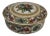 Floral Porcelain Round Box For Sale