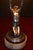 French Art Deco Chrome Figural Dancer Lamp with Opaline Glass Globe, 1930s For Sale - Image 11 of 18