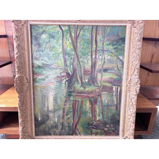Reine Cimère, Salon, 1964, Oil Painting on Canvas, Framed For Sale - Image 5 of 17