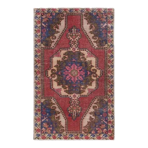 1960s Vintage Turkish Oushak Rug 4'5'' X 7'3''