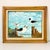 1982 Vintage Coastal Impressionists Original Oil Painting, Pelicans on the Dock by Jay Brown For Sale - Image 4 of 10