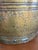 Metal Vintage Brass Oval Jardiniere Planter Cachepot With Rope Detail For Sale - Image 7 of 15