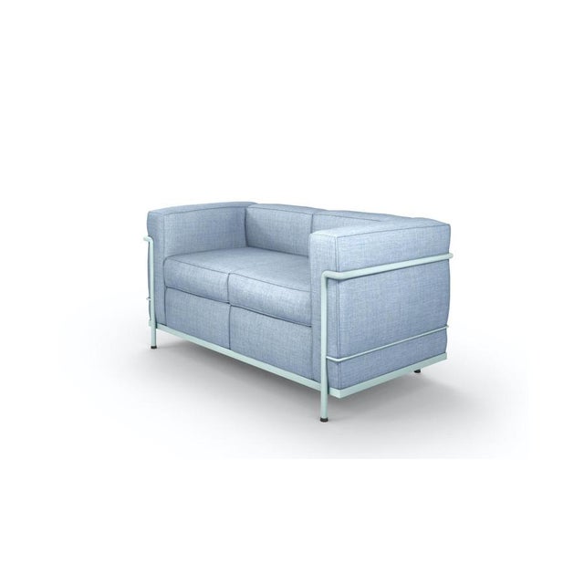 Cassina LC2 Two-Seat Sofa by Le Corbusier, Pierre Jeanneret, Charlotte Perriand for Cassina For Sale - Image 4 of 9