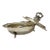 1940s Mid-Century Modern W & S Blackinton Silverplate Footed Covered Vegetable Casserole Dish - No. 194 For Sale