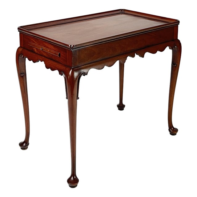 Mid 20th Century Kittinger Colonial Williamsburg Tea Table - Early Mark For Sale