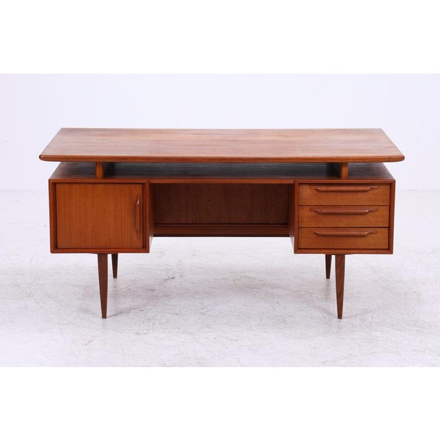 Mid-Century RT200 Teak Desk by Heinrich Riestenpatt For Sale - Image 3 of 18