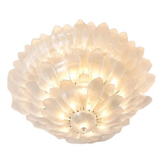 Artistic Sanded Glass Flush Mount by Simoeng for Simoeng For Sale