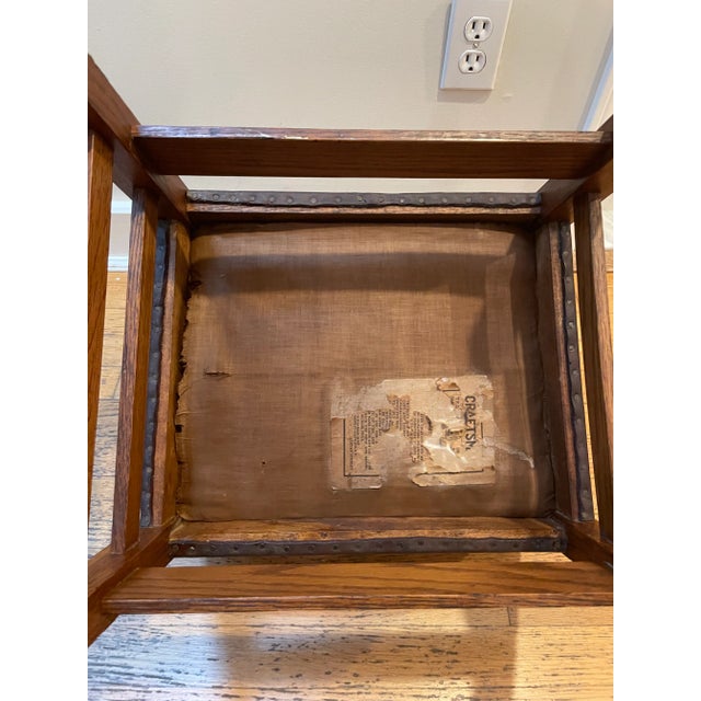 1900 - 1909 Gustave Stickley Children's Arts & Crafts Chair For Sale - Image 5 of 12