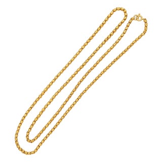 18k Byzantine Link 28" Chain For Sale