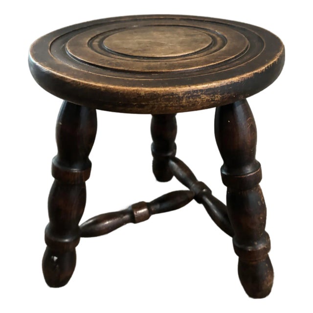 Vintage French Stool For Sale