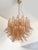Gold Contemporary Clear and Gold “Petali-Selle” Murano Glass Chandelier in Mazzega Style For Sale - Image 8 of 8