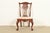 Baker Furniture Style Chippendale Carved Mahogany Side Chair or Dining Chair For Sale - Image 13 of 13
