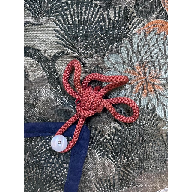 Textile Japanese Ceremonial Brocade Jinbaori Vest Jacket For Sale - Image 7 of 18