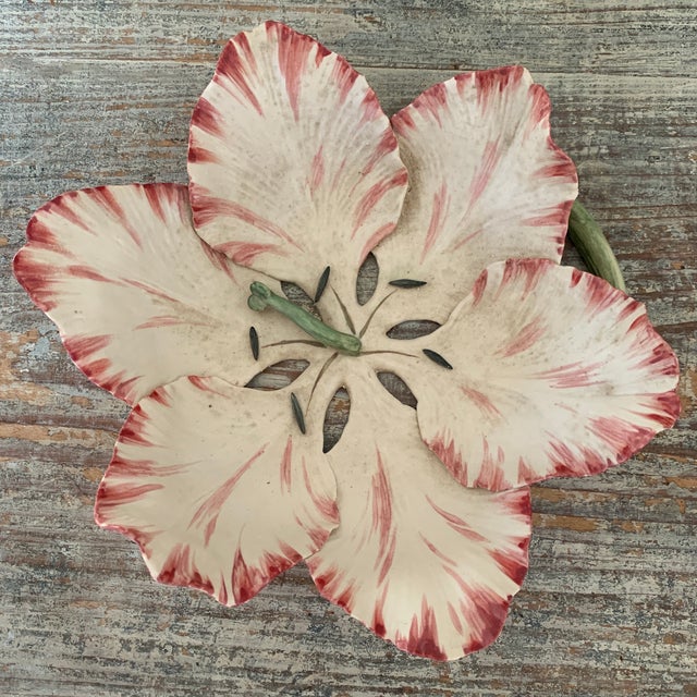 Vladimir Kanevsky for Slatkin Porcelain Flower Dish Chairish