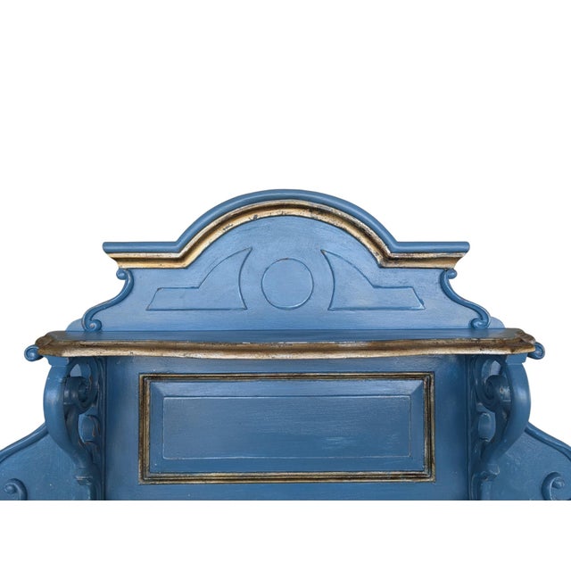 Vintage Mahogany Sideboard with Gold Leaf Details For Sale - Image 4 of 12