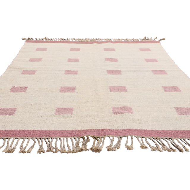 Mid-Century Modern Vintage Finnish Rollakan Rug, 04'06 X 06'09 For Sale - Image 3 of 10