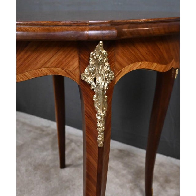 Louis XV Style Marquetry Coffee Table For Sale - Image 15 of 18