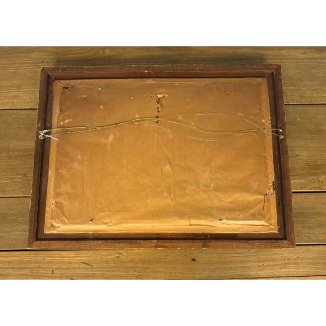 Antique Scottish Watercolor Framed Landscape For Sale In Naples, FL - Image 6 of 6