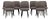 Dublin Chairs from Laskasas, Set of 8 For Sale