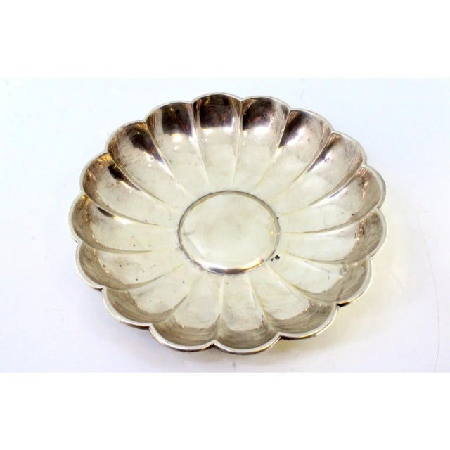 Fruit Bowl in Gummed Silver For Sale - Image 3 of 7