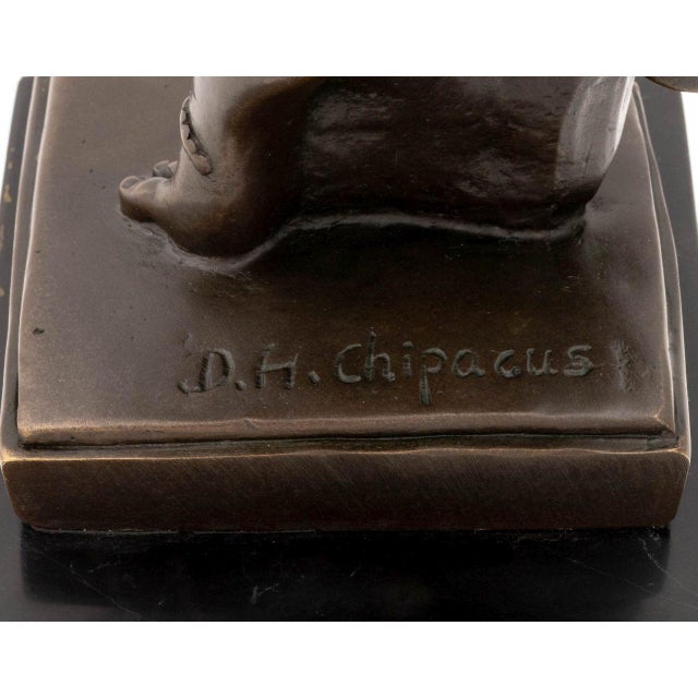 After d.h. Chiparus Dancer Patinated Bronze For Sale - Image 10 of 10
