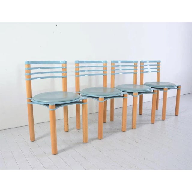 Kurt Thut Chairs by Kurt Thut for Thut Möbel, Set of 4 For Sale - Image 4 of 6