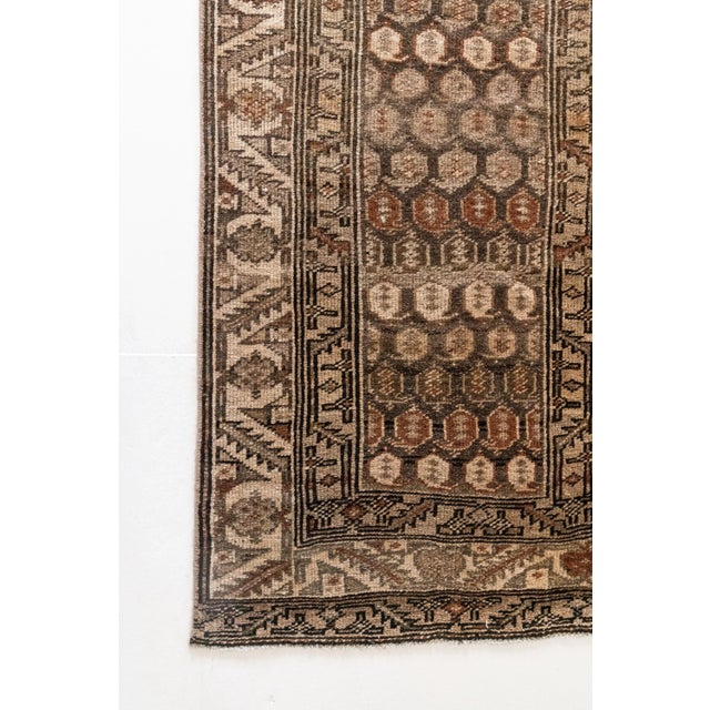Abstract Antique Malayer Runner Rug For Sale - Image 3 of 7