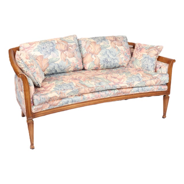 Vintage John Widdicomb French Directoire Style Settee For Sale