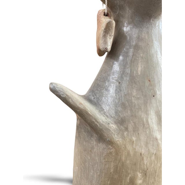 Mid-Century Modern Terracotta Anthropomorphic Female Sculpture For Sale - Image 11 of 14