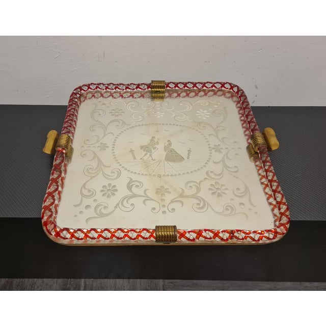 Vintage Tray by Ercole Barovier, 1940s For Sale - Image 13 of 13