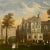 Mid 18th Century 18th Century English Painting of Durham Castle For Sale - Image 5 of 8
