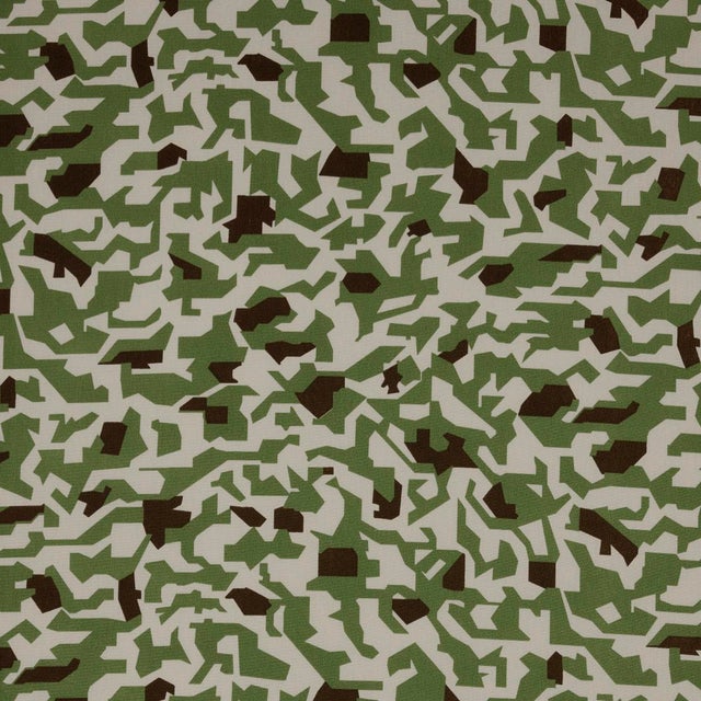 SAMPLE - Schumacher Torrey Camo Indoor/Outdoor Fabric In Forest For Sale