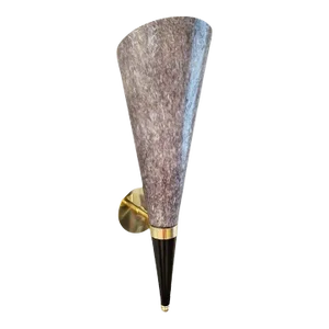21st Century Dark Purple Torchere Sconce
