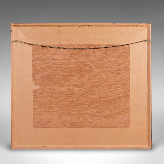 1980's Vintage Far Eastern Painting For Sale - Image 9 of 9