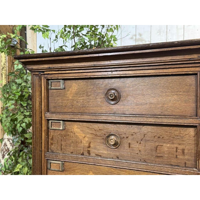 Early 20th Century Oak and Fir Notarys Cabinet with 18 Drawers For Sale - Image 10 of 18