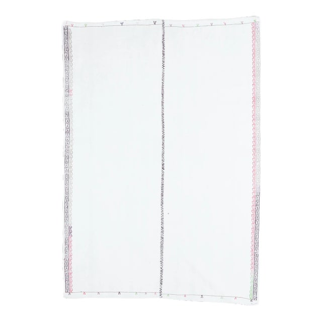 1970s Vintage Turkish Wool Flatweave Kilim Rug For Sale