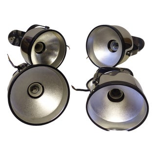 Wall Lights by Gae Aulenti for Stilnovo, 1970, Set of 4 For Sale