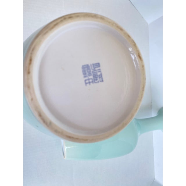 Vintage Celadon Chinese Longquan Vase - a Pair For Sale - Image 11 of 12