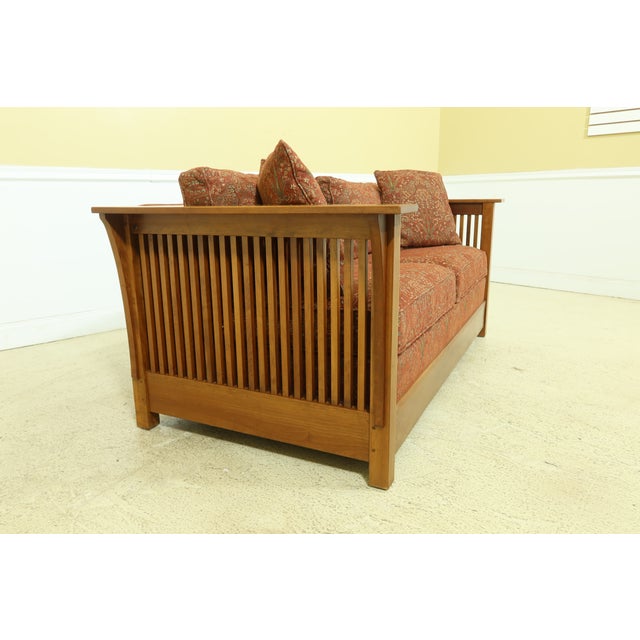 Stickley Cherry Arts & Crafts Mission Style Sofa Bed Chairish