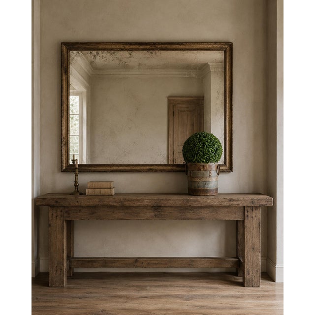 Farmhouse Faux Boxwood in Vintage Iron Bucket For Sale - Image 3 of 3