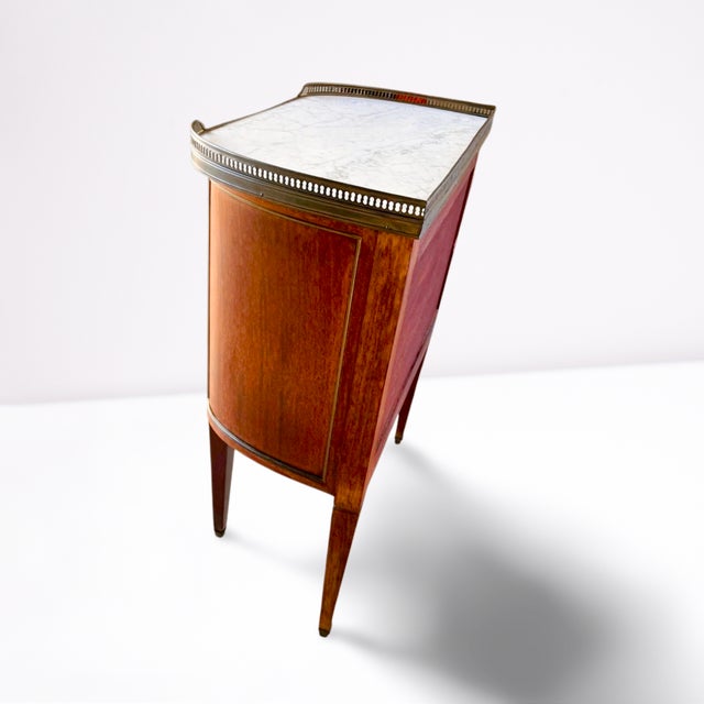 Late 19th Century 19th Century Louis XVI Accent Table With Marble Top For Sale - Image 5 of 8