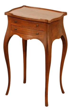 Louis XV Style Carved Wooden Night Stand