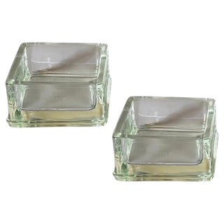 Ashtrays attributed to Le Corbusier and Charlotte Perrian for Lumax, France, 1970s, Set of 2 For Sale