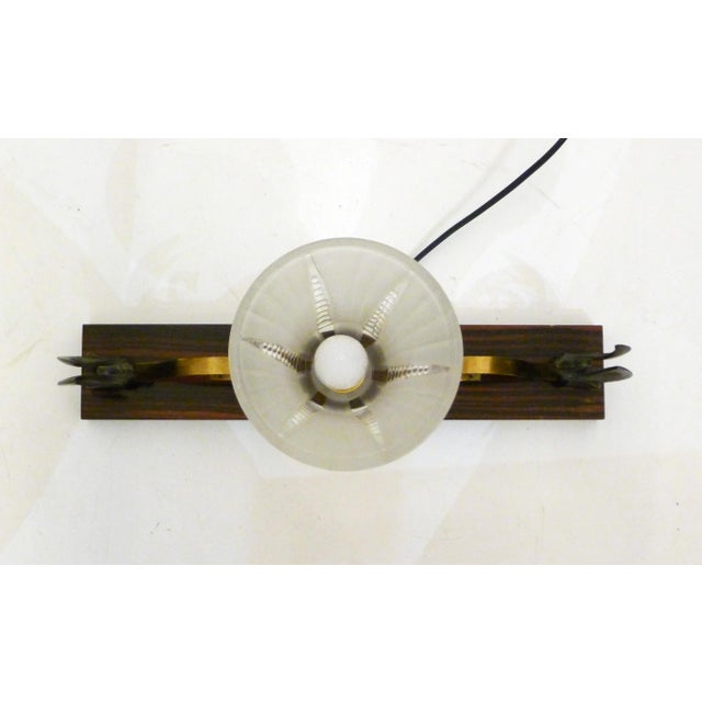 Art Deco Swans and Flared Tulip Beaded Lamp For Sale - Image 12 of 15