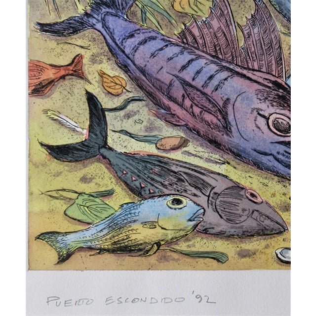 Late 20th Century Arnold A. Grossman, Puerto Escondido, 1992 For Sale - Image 5 of 6