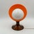 Italian Space Age Table Light in Orange Abs and Opaline Glass, 1970s For Sale - Image 4 of 15