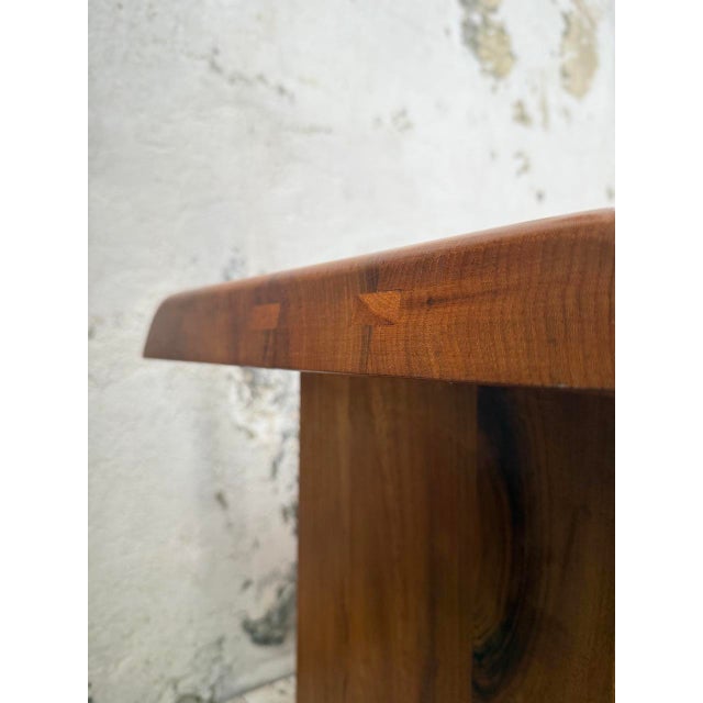 Vintage s14 bench, original, in solid elm, by pierre chapo. we love its simple and clean design, with its solid blond elm...