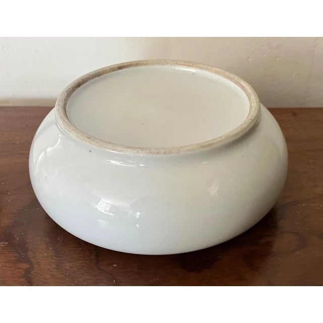 Antique 19th Century Chinese Blanc De Chine Monochrome Porcelain Brush Washer Coupe For Sale - Image 11 of 13